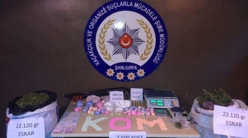Şanlıurfa’da Uyuşturucu Operasyonu: 3 Gözaltı
