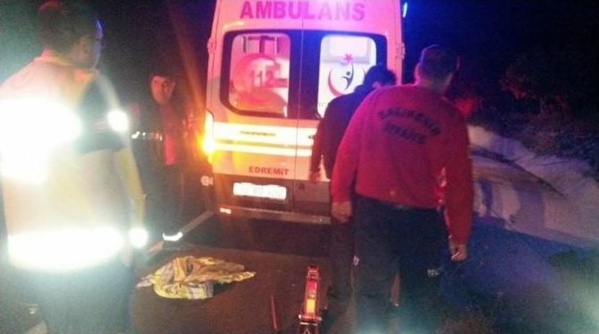 Havran&rsquo;da Ambulans &Ccedil;ukura D&uuml;şt&uuml;