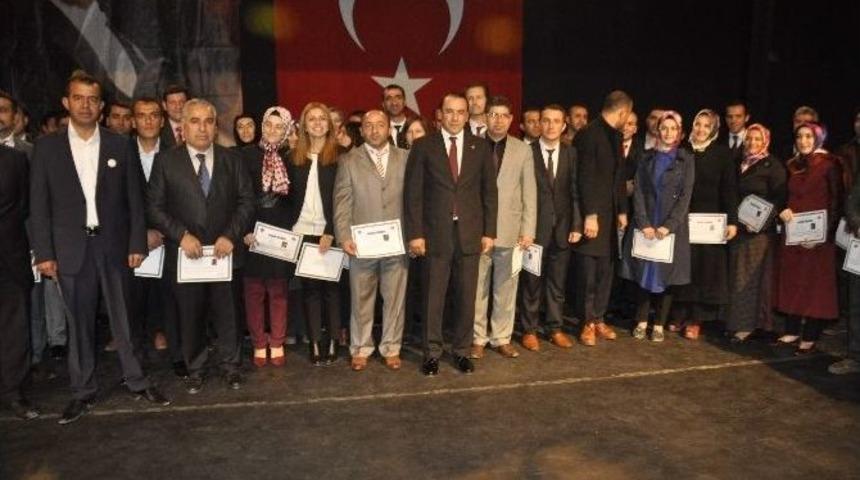 Kahta İl&ccedil;esinde &Ouml;ğretmenler G&uuml;n&uuml; Kutlandı