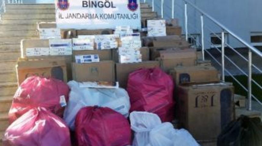 Bing&ouml;l&rsquo;de 15 Bin Paket Ka&ccedil;ak Sigara Ele Ge&ccedil;irildi