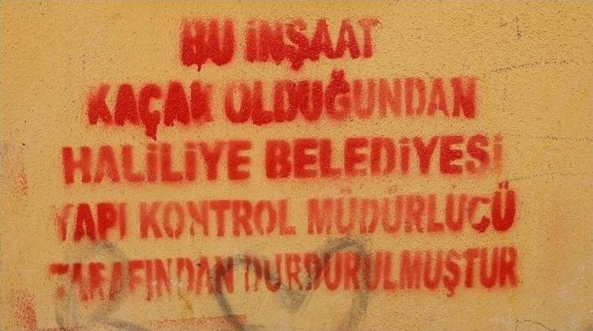 Haliliye&rsquo;de Ka&ccedil;ak Yapılara Yeni &Ouml;nlem