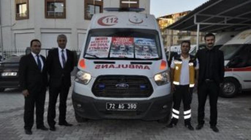 Batman&rsquo;da &ldquo;ambulansa Yol Ver&rdquo; Projesi Başladı