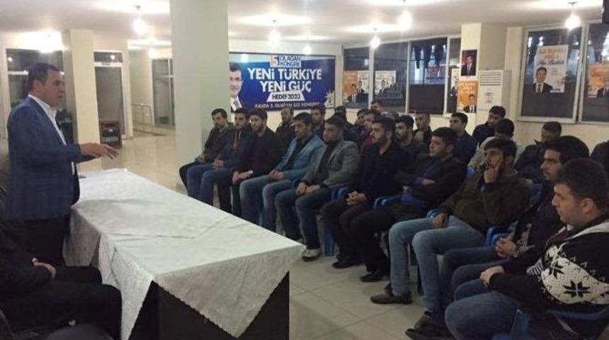 Ak Parti Kahta Gen&ccedil;lik Kolları Başkanı Değişti