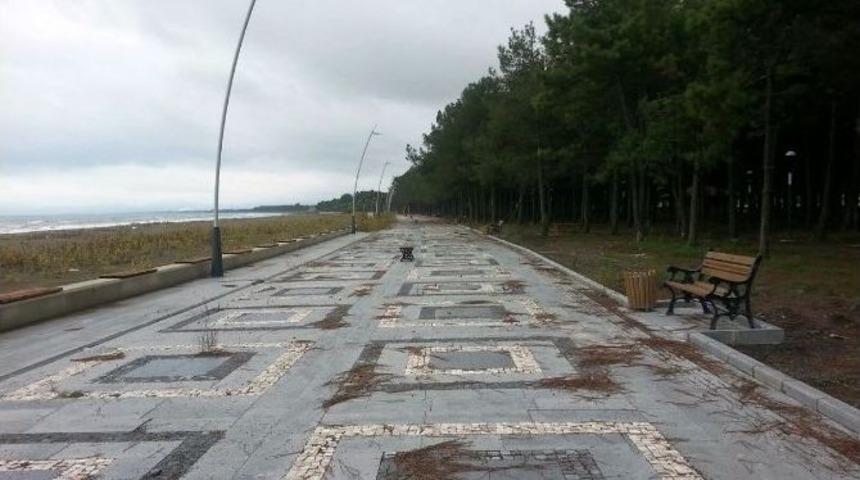 Terme İl&ccedil;esi Sahiline Kavuşuyor