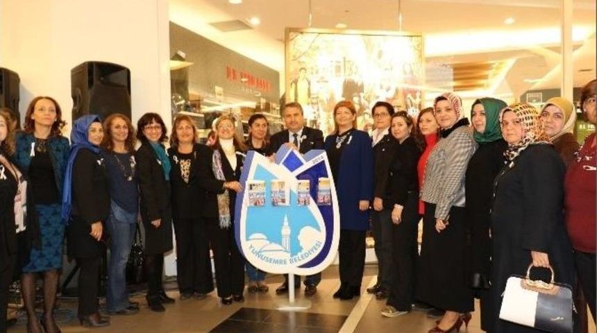 Forum Magnesia&rsquo;da &lsquo;kadına Şiddete Hayır&rsquo; Sergisi