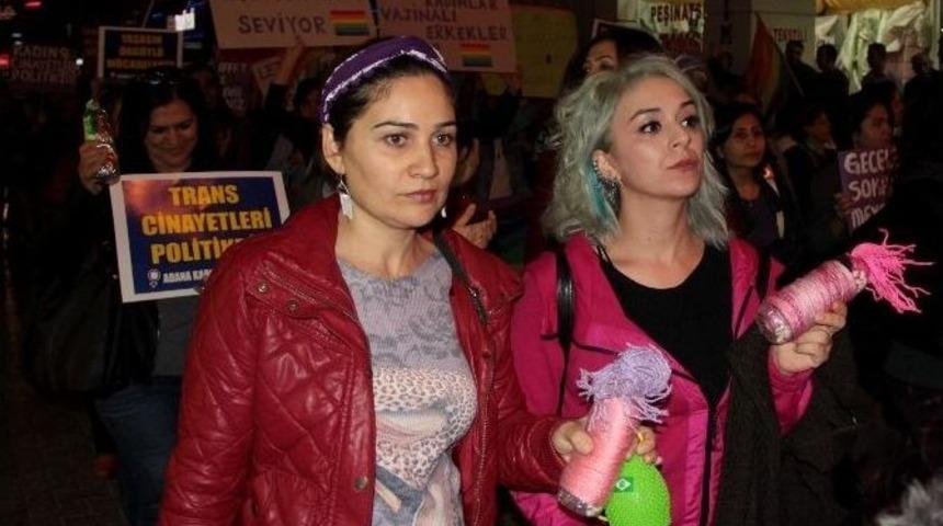 Adana&rsquo;da Kadınlardan Şiddete Karşı M&uuml;cadele Y&uuml;r&uuml;y&uuml;ş&uuml;