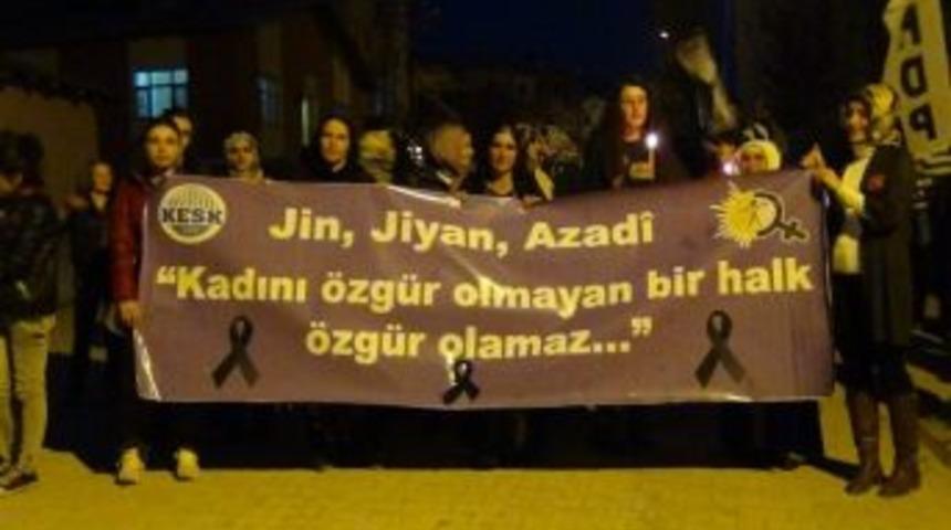 &Ccedil;ukurca&rsquo;da Kadına Şiddet Protesto Edildi