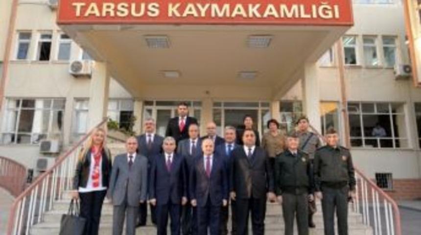 Vali &Ccedil;akacak, Tarsus Kaymakamı Atmaca&rsquo;yı Ziyaret Etti