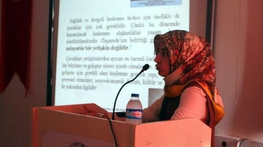 Velilere Dengeli Beslenme Uyarısı