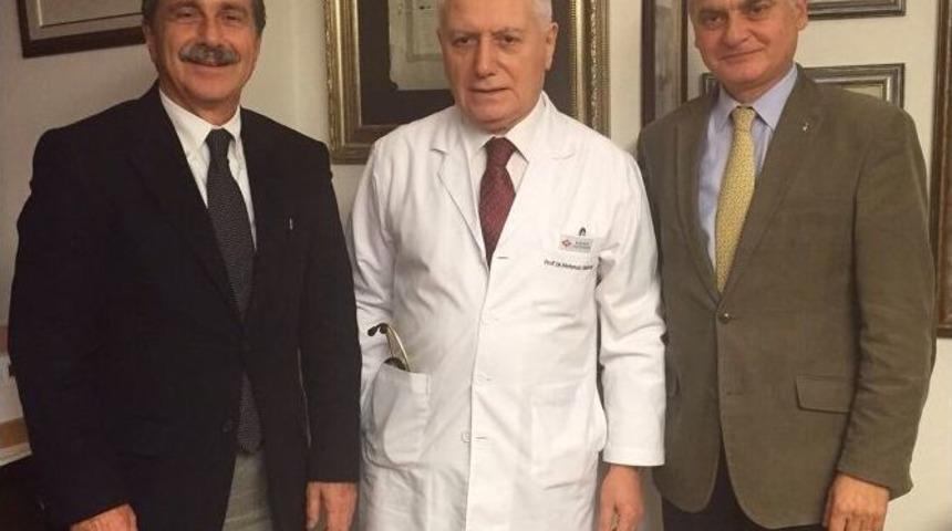 Başkan Ata&ccedil;, Haberal İle Bir Araya Geldi