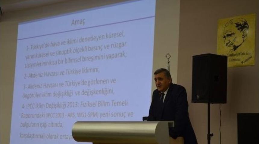 Şanlıurfa&rsquo;da İklim Değişikliği Konferansı D&uuml;zenlendi