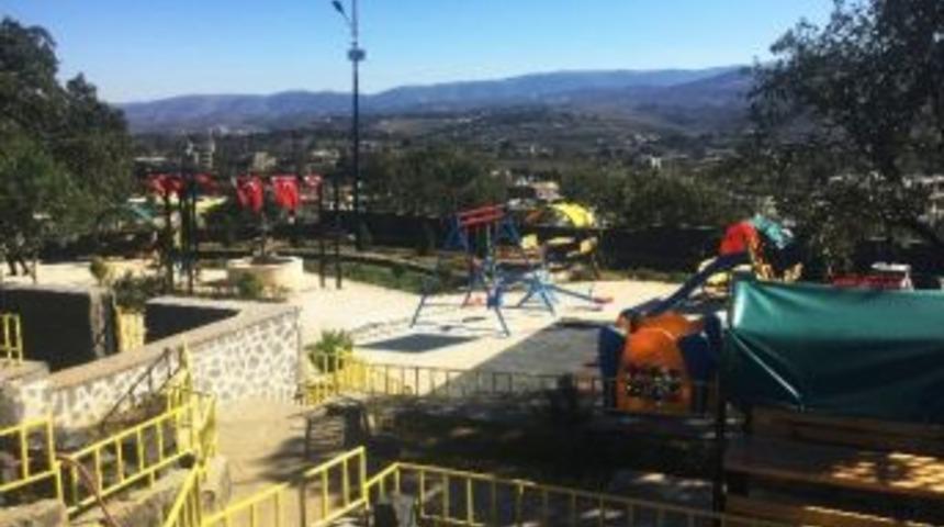 L&uuml;bnan&rsquo;da Kawaşra T&uuml;rkmen K&ouml;y&uuml; Parkı Tika Tarafından Yenilendi