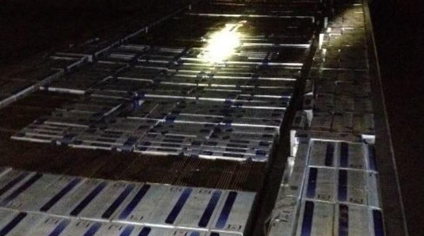 2 Bin 547 Karton Ka&ccedil;ak Sigara Yakalandı