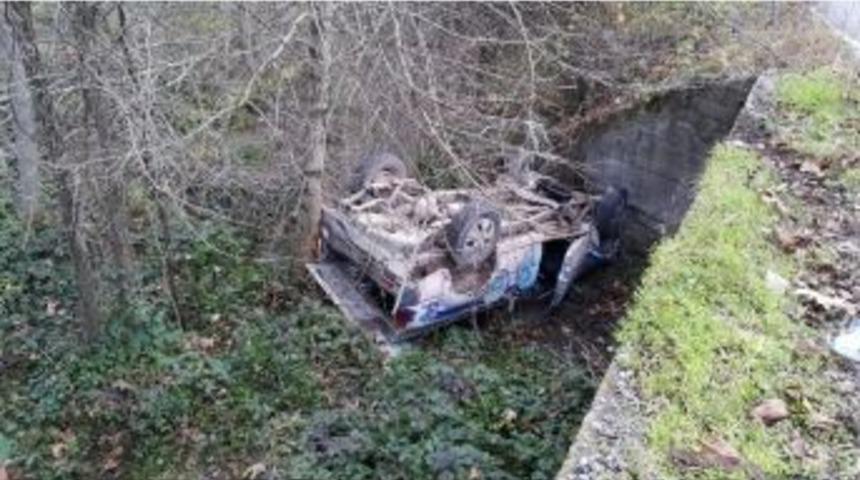 Virajı Alamayan Ara&ccedil; K&ouml;pr&uuml;den U&ccedil;tu