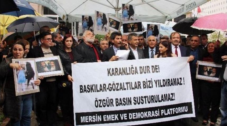 Mersin Demokrasi Güçlerinden Tutuklamalara Tepki