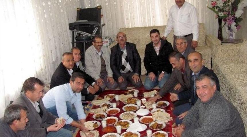 Ardıl Barajı İnşaatı &Ccedil;alışanları Yemekte Buluştu