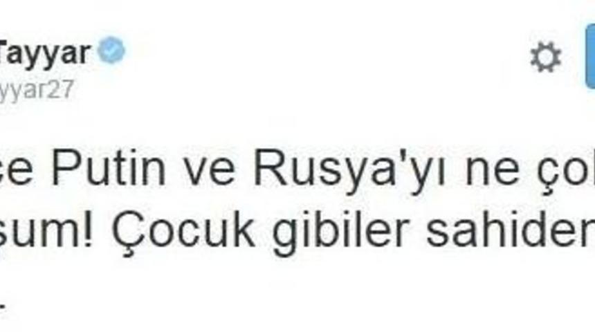 Şamil Tayyar: &ldquo;putin Ve Rusya&rsquo;yı Ne &Ccedil;ok Ciddiye Alıyormuşum, &Ccedil;ocuk Gibiler Sahiden&rdquo;