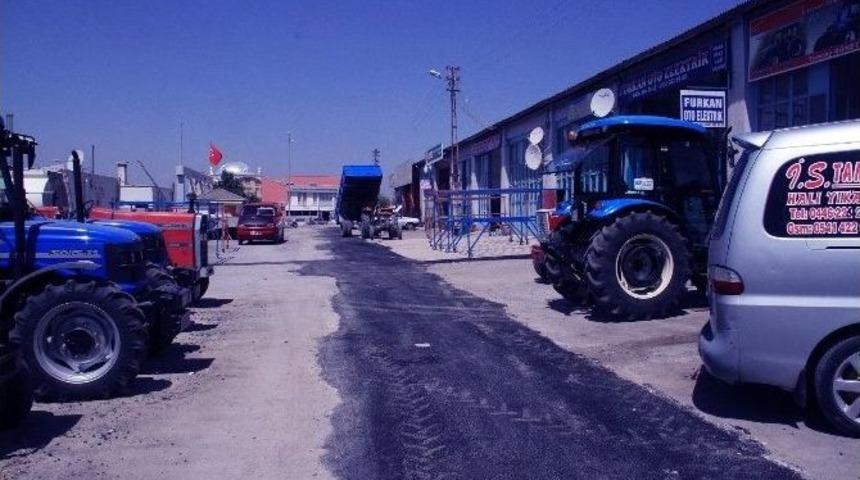 Yeni Sanayi Sitesinde Asfalt &Ccedil;alışmaları Devam Ediyor