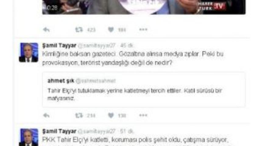 Milletvekili Tayyar, Tahir El&ccedil;i&rsquo;yi Pkk&rsquo;nın Katlettiğini İddia Etti