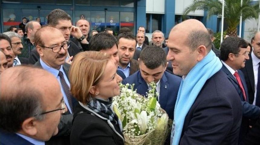 S&uuml;leyman Soylu, Memleketine İlk Kez Bakan Olarak Geldi
