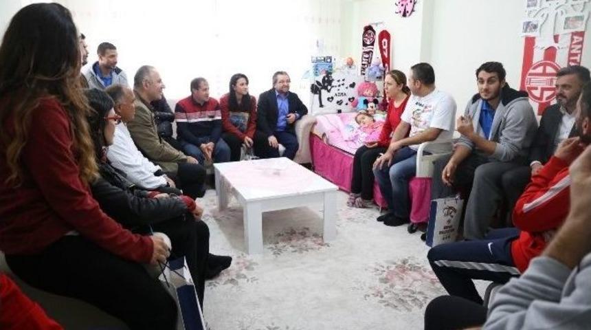 Kepezspor&rsquo;dan Tay-sachs Hastası Azra&rsquo;ya Moral Ziyareti