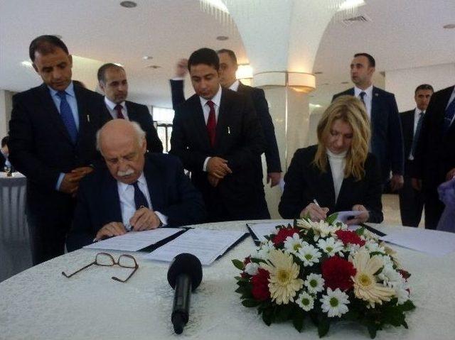Nabi Avcı, Bosna Hersek Federasyonu Milli Eğitim Bakanı Dilberovic İle Protokol İmzaladı