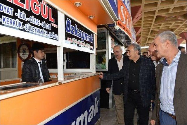 Vali Büyük, Hal Ve Otogarı Ziyaret Etti