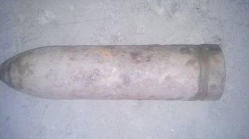 Nazilli&rsquo;de Kurtuluş Savaşı&rsquo;ndan Kalma Tarihi Top Mermisi İmha Edildi