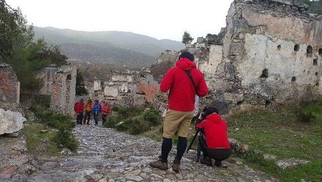 Likya Yolunun Belgesi Çekiliyor