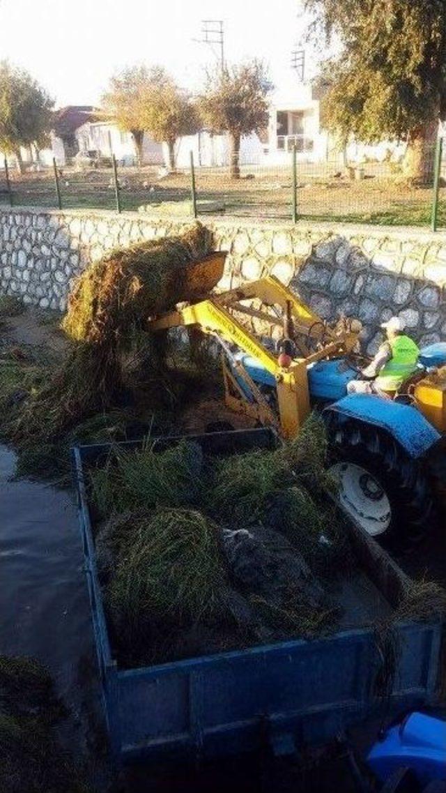 Germencik Belediyesi, İl Çayı’nı Temizledi