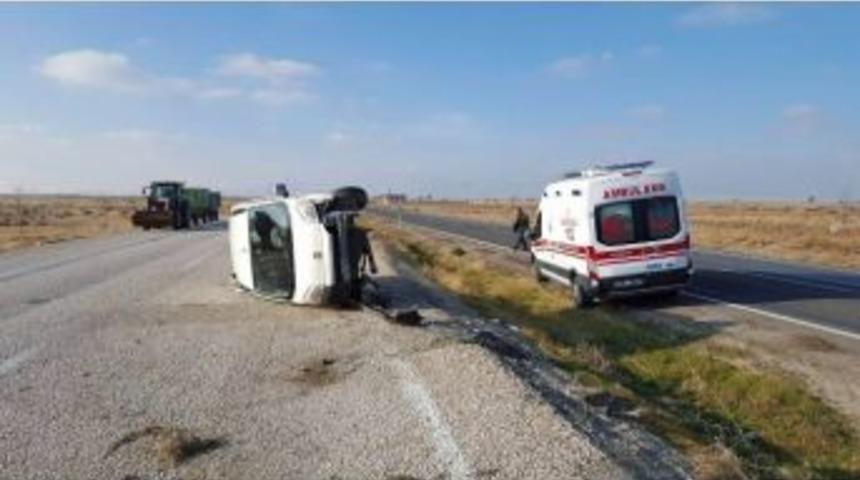 Ereğli&rsquo;de Otomobil Takla Attı: 1 Yaralı