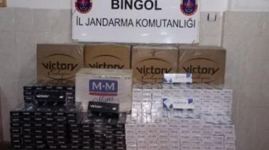 Bing&ouml;l&rsquo;de 9 Bin 960 Paket Ka&ccedil;ak Sigara Ele Ge&ccedil;irildi