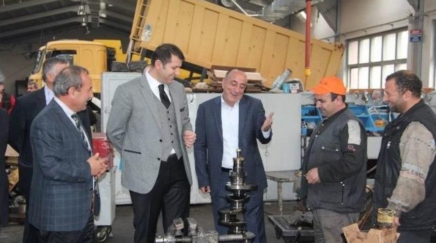 Ayhan, İşletme Ve İştirakler Müdürlüğünü Ziyaret Etti