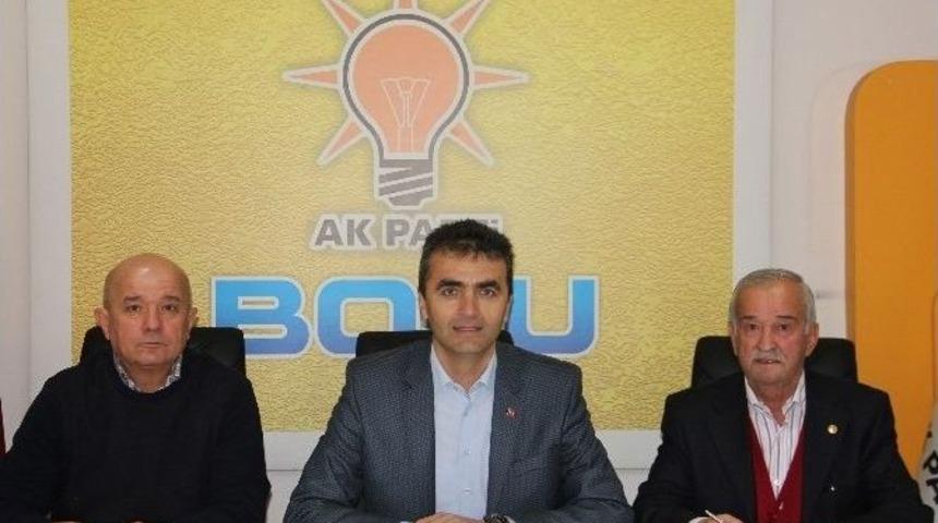 Bolu Şof&ouml;rler Odası&rsquo;ndan Ak Parti&rsquo;ye Ziyaret