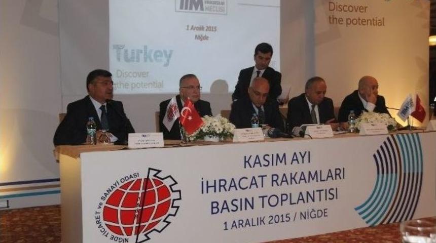 Kasım Ayı İhracat Verileri Niğde&rsquo;de A&ccedil;ıklandı