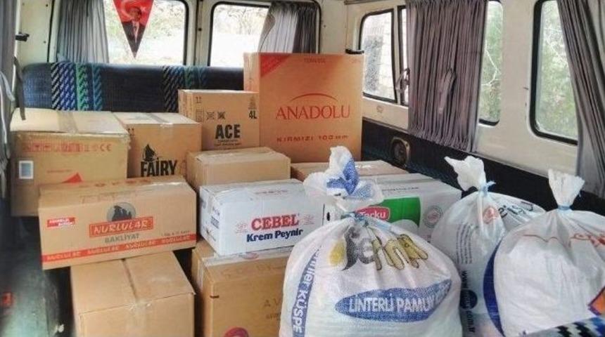 G&uuml;m&uuml;şkent K&ouml;y&uuml; Gen&ccedil;lerinden T&uuml;rkmenlere Yardım