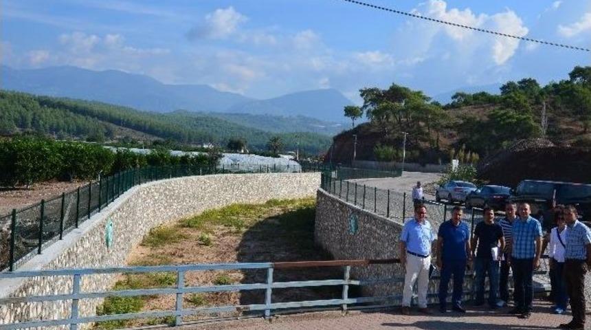 Kumluca &Uuml;leşik Deresinin Islahı Tamamlandı