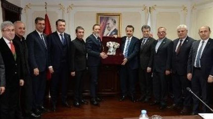 Btso&rsquo;dan Bakanlara Hayırlı Olsun Ziyareti