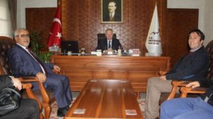 Rehberler Odasından Vali Ceylan&rsquo;a Ziyaret