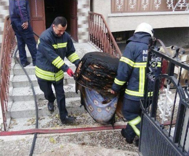 Aksaray’da Korkutan Yangın