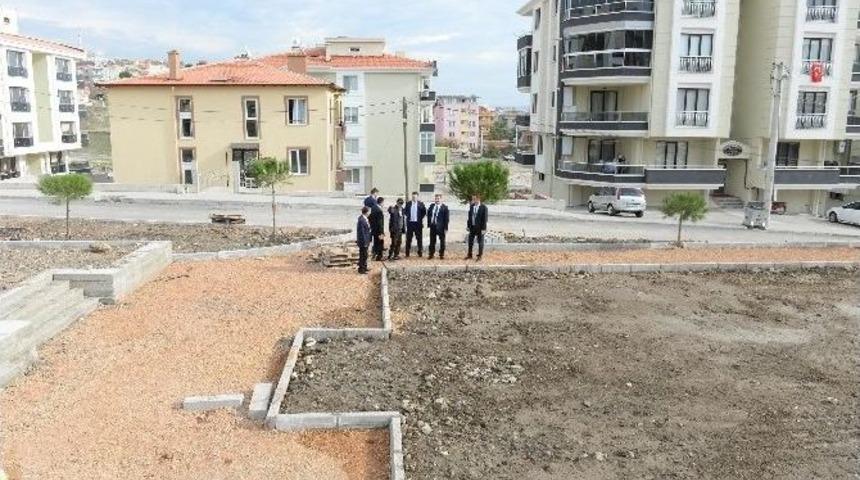 Karesi&rsquo;de Park Yapımları Devam Ediyor
