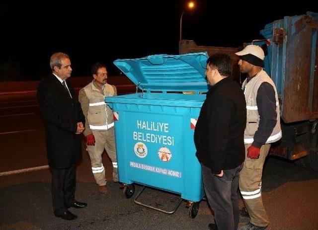 Haliliye’de Çöp Konteynerleri Yenilendi