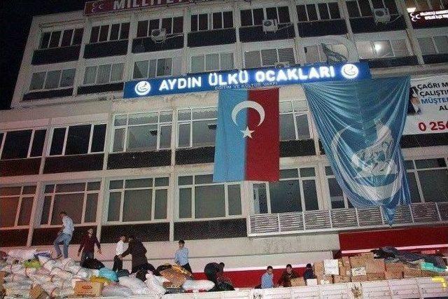 Aydın Ülkü Ocakları’ndan Suriye Türkmenlerine Yardım Eli‏