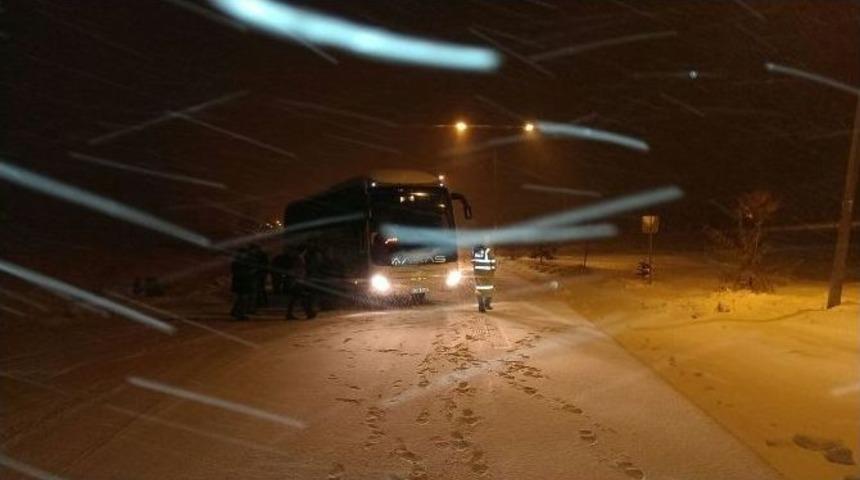 Bayburt&rsquo;ta Yoğun Kar Yağışı