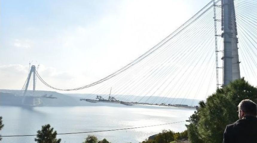 Yavuz Sultan Selim K&ouml;pr&uuml;s&uuml;&rsquo;n&uuml;n Yapımında Kullanılan Teller, D&uuml;nyayı &Uuml;&ccedil; Kez Dolanacak Uzunlukta