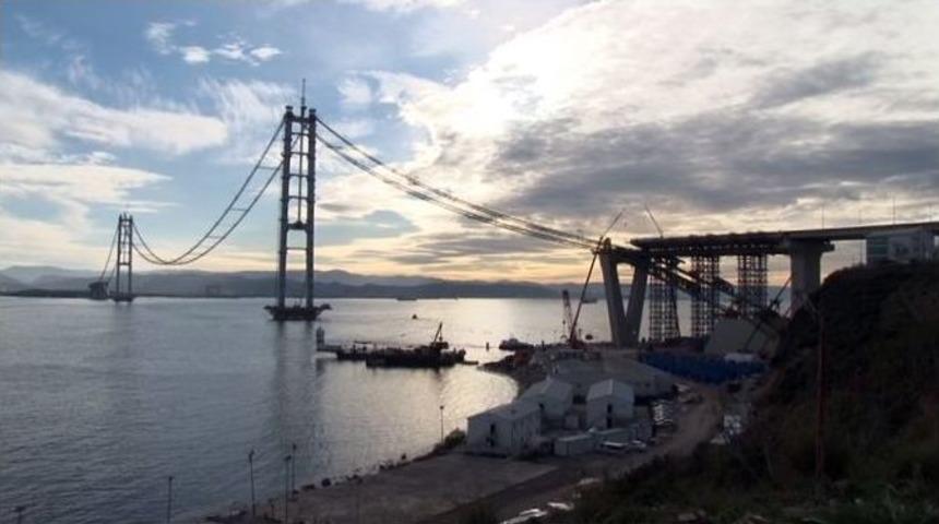 İzmit K&ouml;rfez Ge&ccedil;iş K&ouml;pr&uuml;s&uuml; İnşaatında Sona Yaklaşıldı