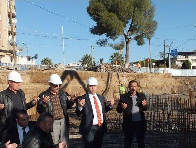 Köşk Belediyesi Yeni Hizmet Binasında İlk Beton Dualarla Atıldı