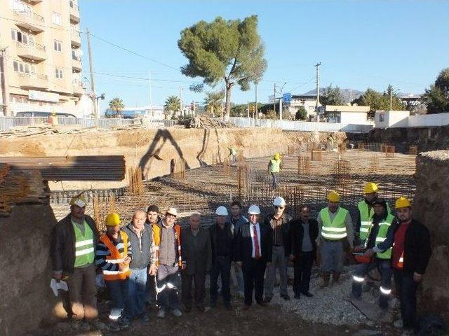 Köşk Belediyesi Yeni Hizmet Binasında İlk Beton Dualarla Atıldı