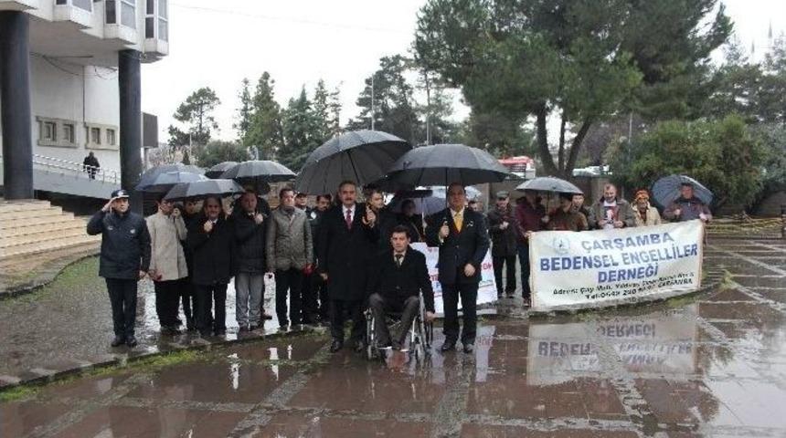 Yağmur Altında Engelliler G&uuml;n&uuml; T&ouml;reni