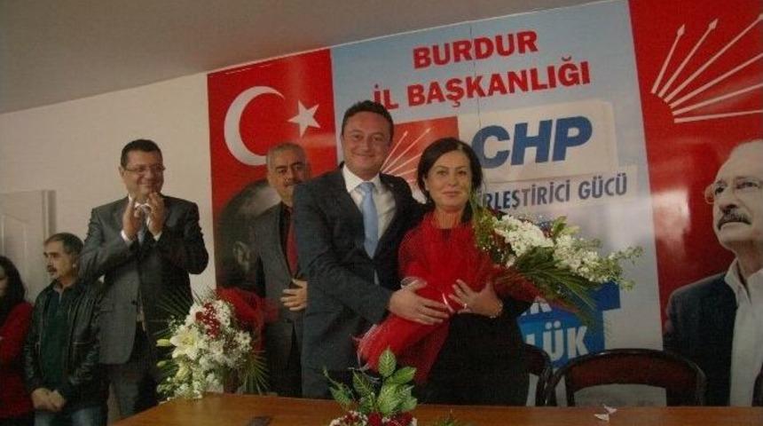 Chp&rsquo;li Kadın Başkan G&ouml;revi Devraldı